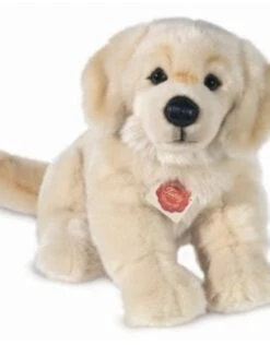 Hermann Teddy Hond Golden Retriever Zittend