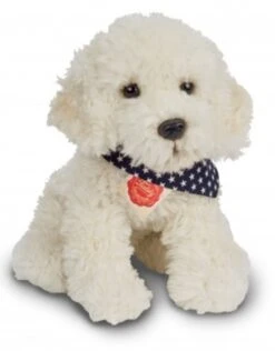 Hermann Teddy Hond Labradoodle Zittend