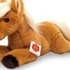 Hermann Teddy Paard Bruin Liggend