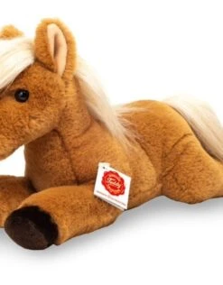Hermann Teddy Paard Bruin Liggend