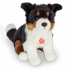 Hermann Teddy Knuffel Hond Border Collie Tri-color