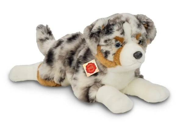 Hermann Teddy Knuffel Hond Australian Shepherd Liggend - Afbeelding 2