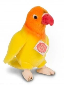 Hermann Teddy Knuffel Grasparkiet Lutino