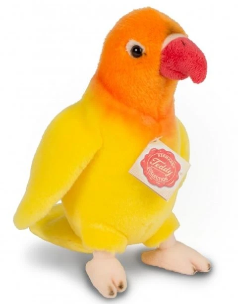 Hermann Teddy Knuffel Grasparkiet Lutino - Afbeelding 2