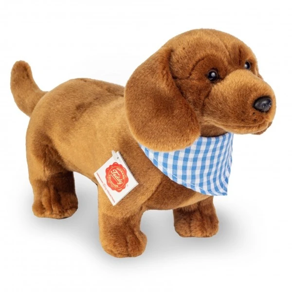 Hermann Teddy Knuffel Hond Teckel Staand