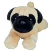 Hermann Teddy Knuffel Hond Mopshond Liggend