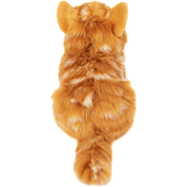 Teddy HERMANN ® Cat Lying Red Ge Tiger T, 20 Cm - Afbeelding 3