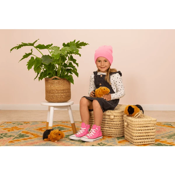 Teddy HERMANN ® Cavia Zwart/goud 20 Cm - Afbeelding 2