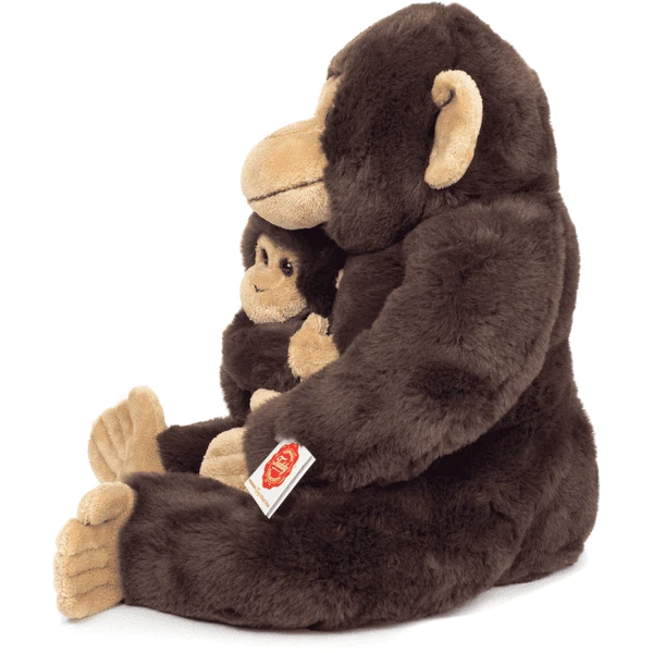 Teddy HERMANN ® Chimpansee Met Baby, 40 Cm - Afbeelding 2
