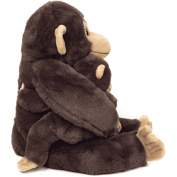 Teddy HERMANN ® Chimpansee Met Baby, 40 Cm - Afbeelding 3