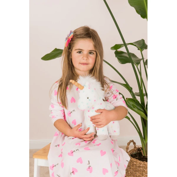 Teddy HERMANN ® Eenhoorn Sterrenstof 30 Cm - Afbeelding 2