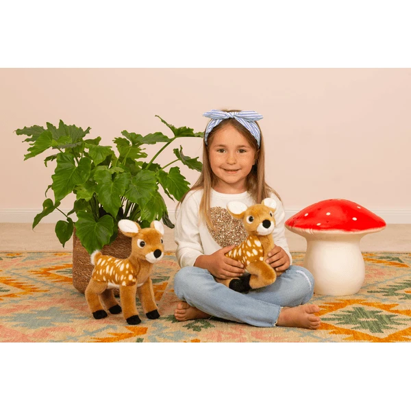 Teddy HERMANN ® Fawn Staand Licht Bruin, 25 Cm - Afbeelding 2