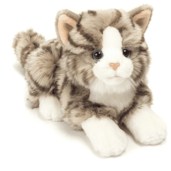 Teddy HERMANN Grijze Kat, 20 Cm.