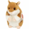 Teddy HERMANN ® Hamster Beige - Wit, 16 Cm
