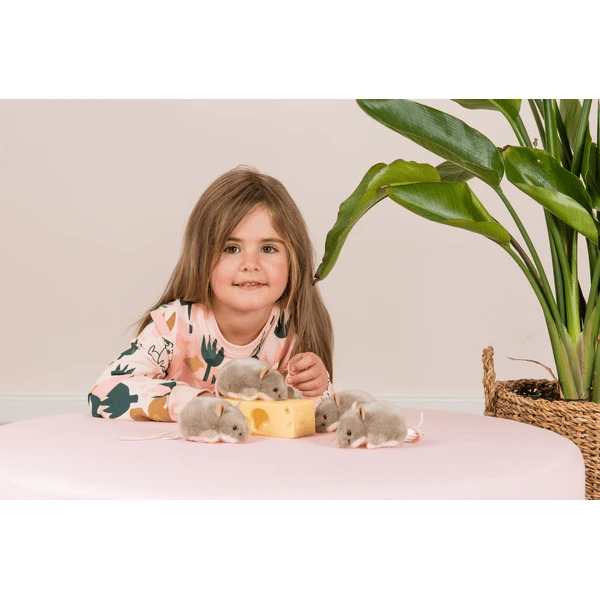 Teddy HERMANN ® Muisgrijs 9 Cm - Afbeelding 4