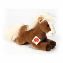 Teddy HERMANN ® Paard Liggend Licht Bruin 30 Cm