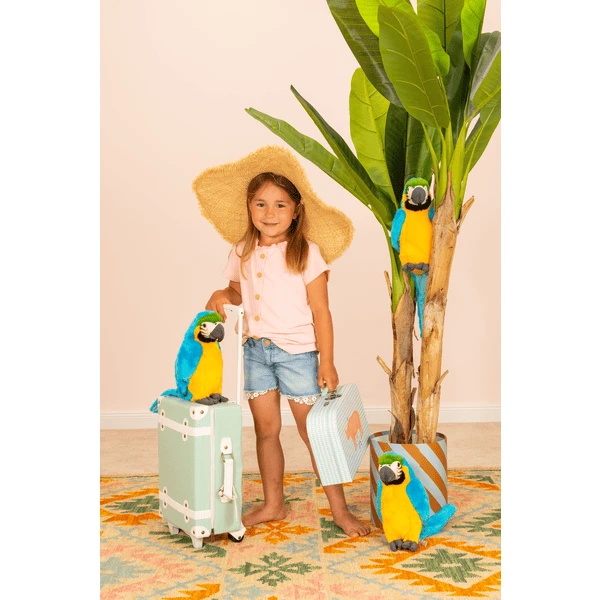 Teddy HERMANN ® Papegaai Geelborst Ara 26 Cm - Afbeelding 2