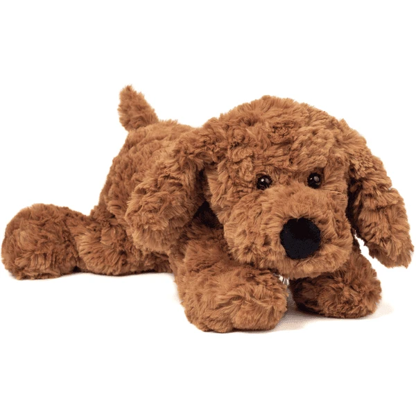 Teddy HERMANN ®Rattle Hond Bruin, 28 Cm - Afbeelding 5