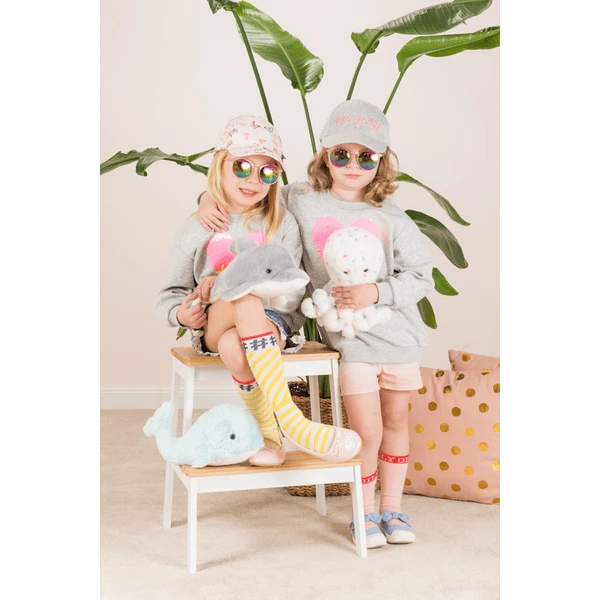 Teddy HERMANN ® Walvis Garnaal 30 Cm - Afbeelding 5