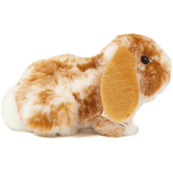 Teddy HERMANN ®Widder Konijn Licht Bruin-wit Bont, 23 Cm - Afbeelding 5