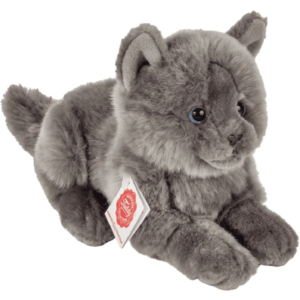 Teddy HERMANN®Britse Korthaar Kat Liggend, 20 Cm - Afbeelding 4